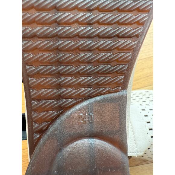 Mary Jane Ballet Flat Cream Brown Designer Inspired Size 7 (CN 240) - Picture 3 of 9